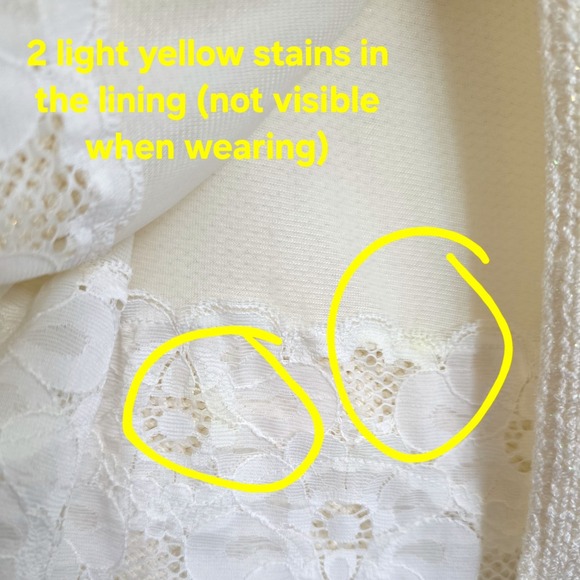 Vintage Lara Ferrante Sparkly Metallic Cream Knitted Midi Skirt - Picture 5 of 6